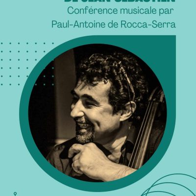 Affiche conférence concert bach